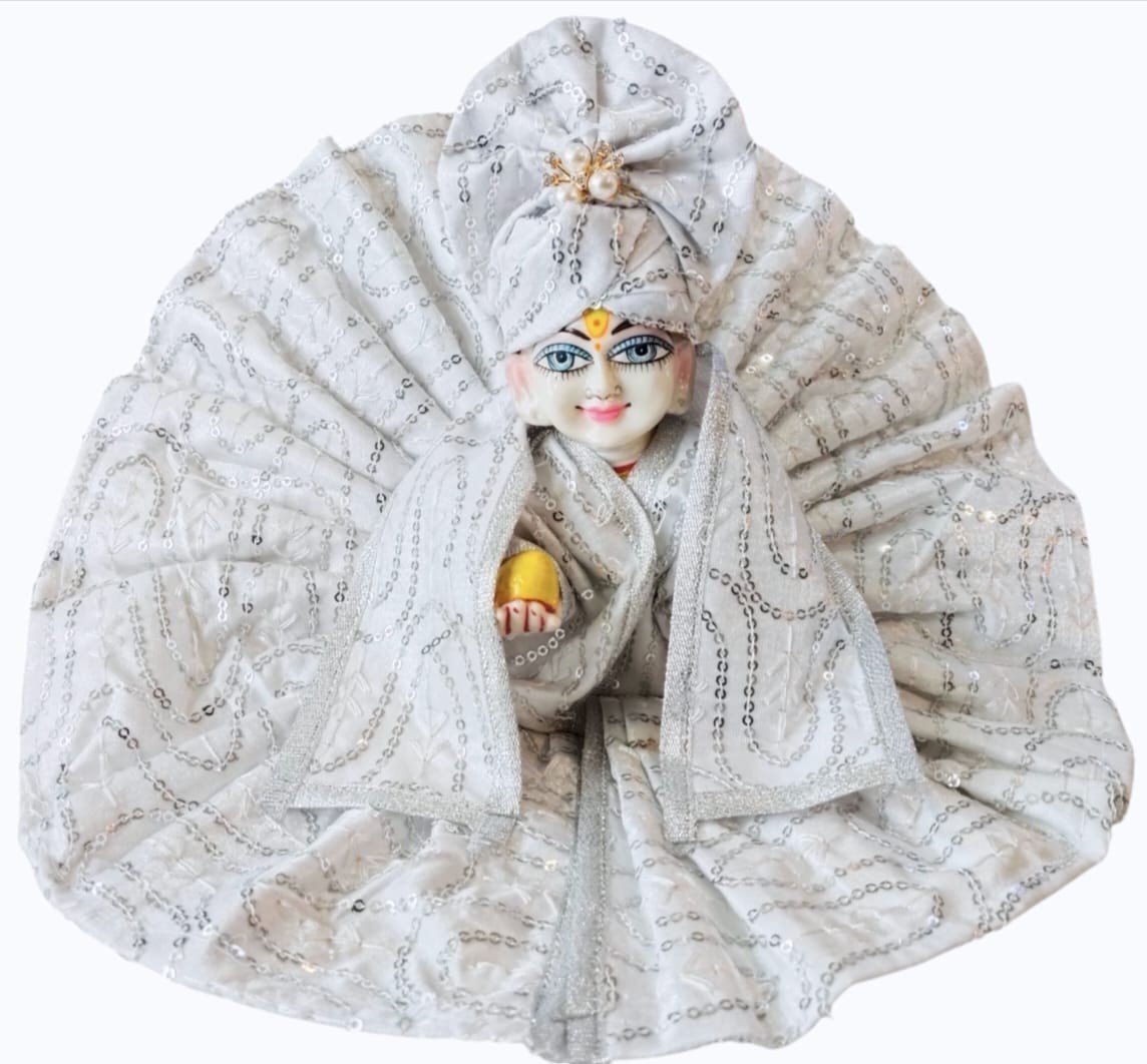 Chandrodhya Poshak Set with Pagdi for Laddu Gopal Ji